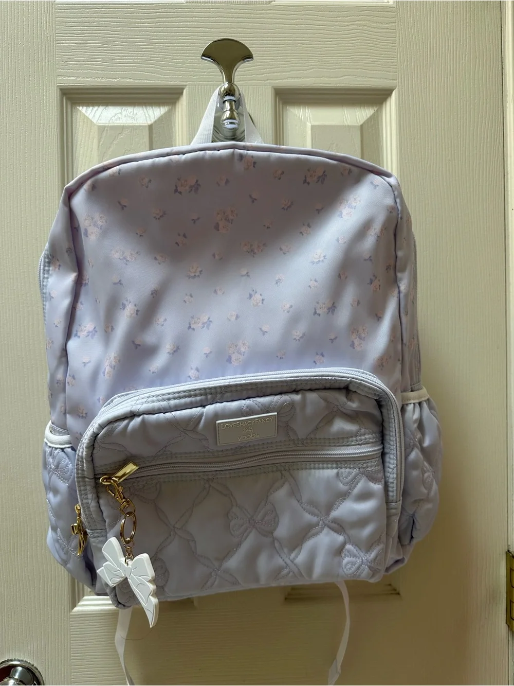 LoveShackFancy x Target - Yoobi Everblooming Rosettes Ditsy Backpack Breezy Blue